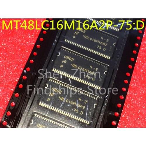 100% New&Original In Stock MT48LC16M16A2P-75:D