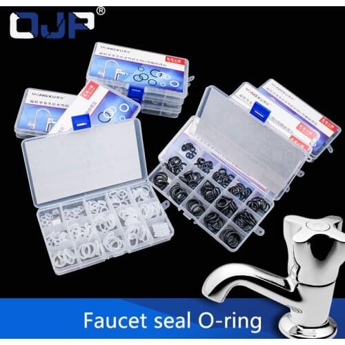 125pcs Rubber Ring NBR/Silicone O-Ring Rotary Faucet Washer Sealing Assortment O ring Silicone Kit Water-tap Gasket Set Box Ring