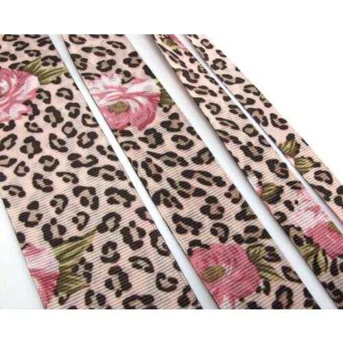 3 Widths|Floral Printed Grosgrain/Satin Printed Ribbon|Double Sided|Stripy|Colorful|Craft Supplies Bow Embellishment