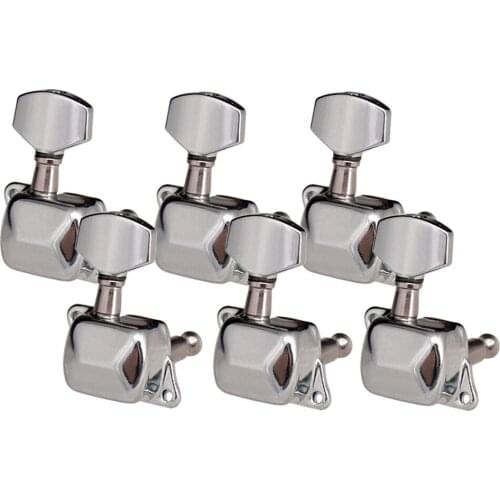 6R Semiclosed Tuning Pegs Key Tuners Machine Heads for Electric Guitar Parts