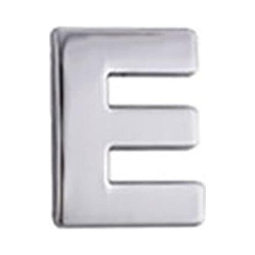 Car 3D letter English letters Car logo DIY alphanumeric metal body stickers word mark tail silver For For For