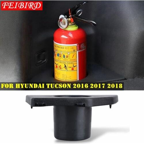 For Hyundai Tucson 2016 2017 2018 Plastic Fire Extinguisher installation Holder Case Cover Trim