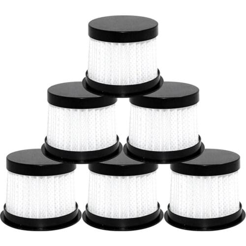 6PCS Dust Mite HEPA Filters for Deerma CM810 CM300S/400/500/900 Vacuum Cleaner Replacement Parts Accessories