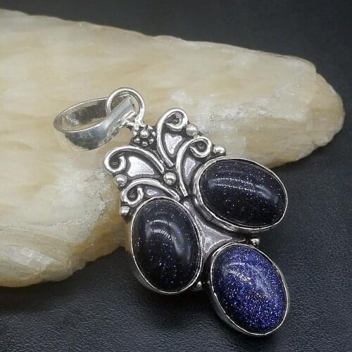 Gemstonefactory Jewelry Big Promotion 925 Silver Vintage Trendy Sun Sitara Fashion Women Ladies Gifts Necklace Pendant 1189