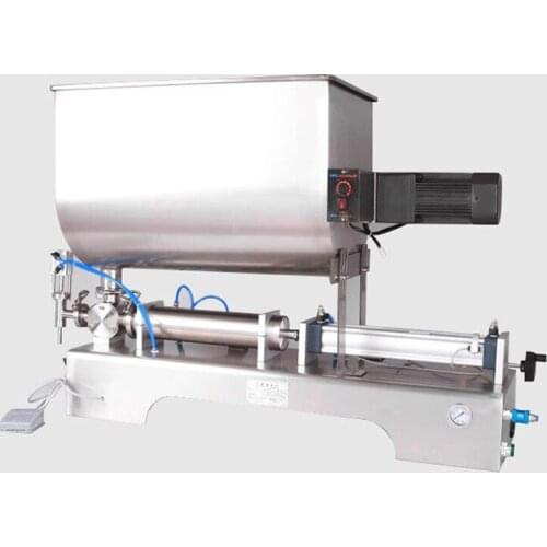 Horizontal Filling machine For Shampoo Detergent Lubricant Peanut Butter Tomato Sauce Chili Sauce Mixing Filling Machine
