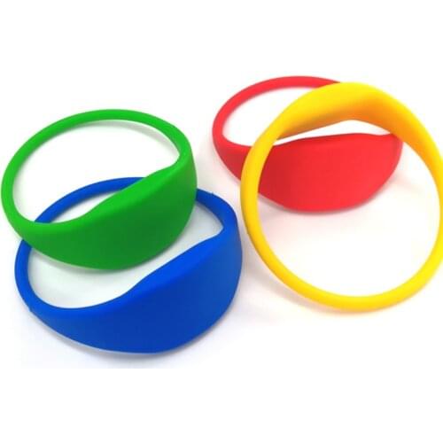 1pcs 13.56Mhz RFID Wristband Silicone Bracelets Wrist Band NFC S50 1k IC ISO14443A Door Access Control Card