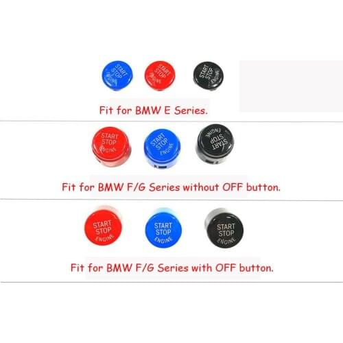 Car Engine Start Button Cover Fit BMW E Chassis E90 E60 E84 X1 X3 X5 F Chassis F20 F32 F48 Stop Switch Replace Dropshipping
