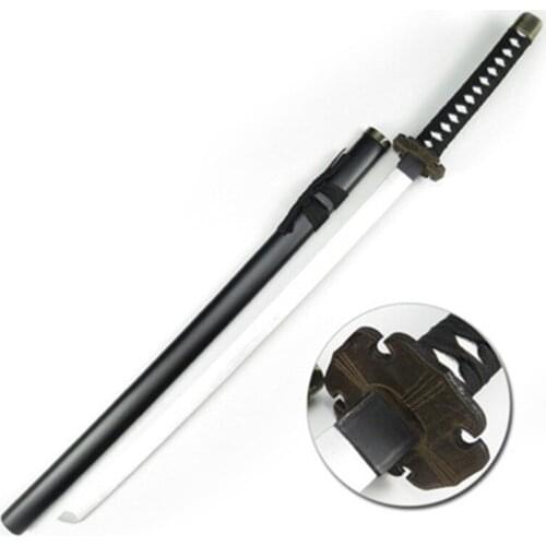 Cosplay Anime Game Hakuouki New Style Okita Souji Weapon Ninja Knife Wood Sword Prop Role Playing Okita Souji Wood Katana 100cm