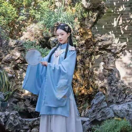 2pcs Women Chinese Traditional Costume Female Hanfu Clothing Lady Han Dynasty Princess Clothing Novelty Tang Dynasty Dress Fairy