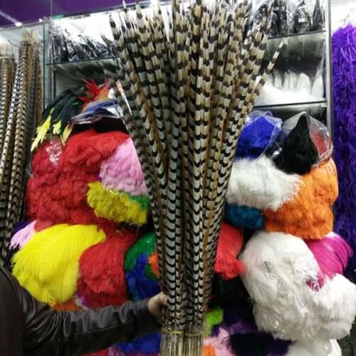 Beatiful 10pcs natural Reevess Pheasant feathers 36-40inch/90-100cm Decorative diy Clothing accessories stage performance