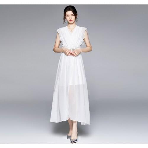 Oceanqiong Summer Dresses With Sleeves