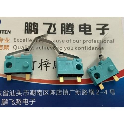 Original new 100% ASQ10400 small waterproof car door lock button micro switch 2pin normally closed with swing rod 1mA 5VDC