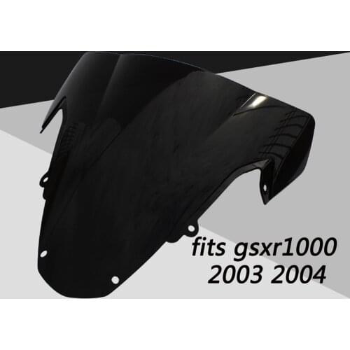Motorcycle front Windshield Windscreen For SUZUKI GSXR1000 K3 K4 2003 2004 GSXR 1000