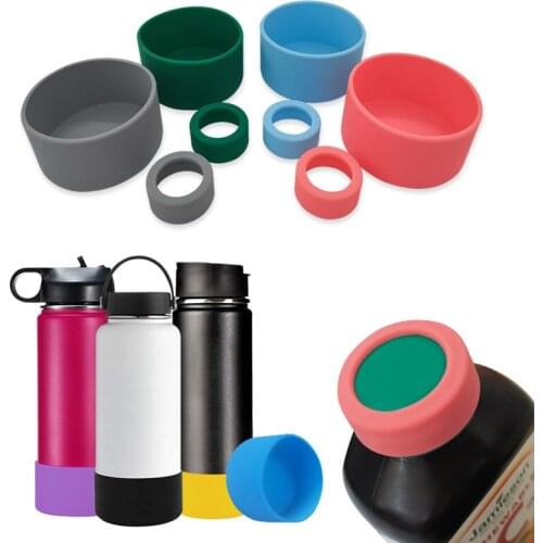 6.5*3cm Silicone Cup Protective Case Silicone Bottom Pad For Thermo Cup Home Safety Environmental Protection Protective Case