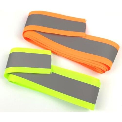 50mm x 30mm * 3 Meter / lot, Oxford reflective fabric sewing tape reflective webbing ribbon for sewn on clothing bags