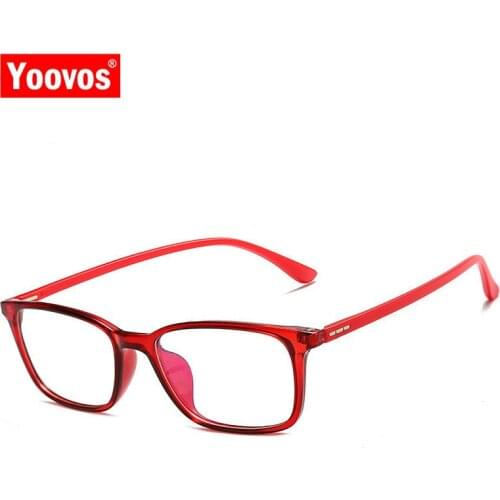 Yoovos Reading Glasses TR90 Retro Eyeglasses Women Anti-fatigue Brand Designer Reading Eyewear Blue Light Mirror Gafas De Mujer