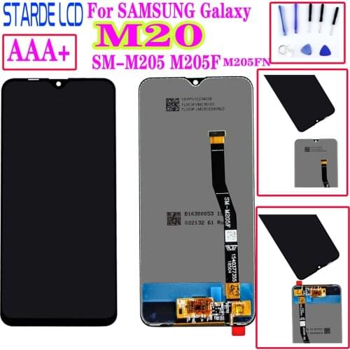 For Samsung M20 M205 SM-M205F M205FN LCD Display Touch Screen Replacement for Samsung M205F M205FN display lcd screen module