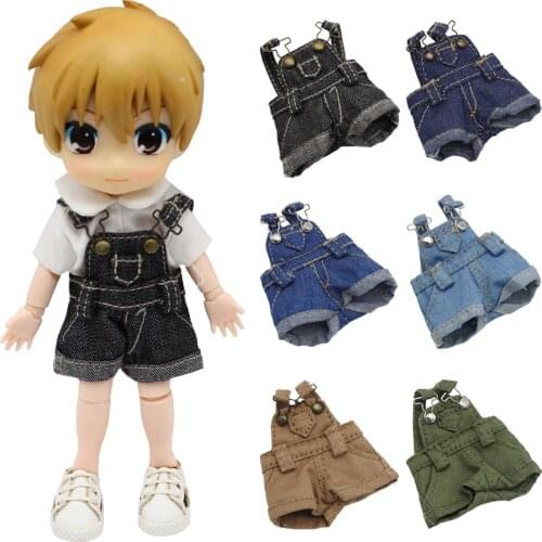 1/12 BJD Dolls Obitsu 11 doll dress,overalls, clothes for OB11 Dolls short pants