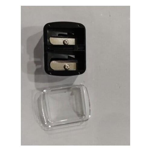 1pc Double Holes Cosmetic Sharpener Useful Pencil Sharpener For Cosmetic Brush/Eyeliner Pencil/Makeup Pencil