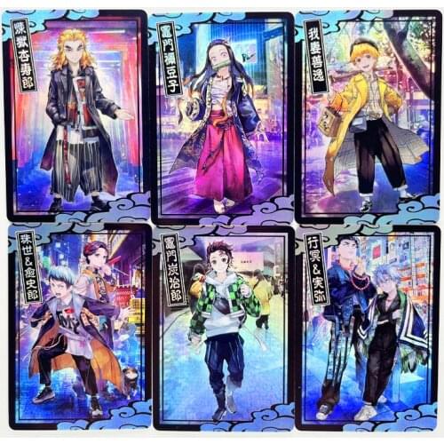 13pcs/set Demon Slayer Kimetsu No Yaiba Kamado Nezuko Toys Hobbies Hobby Collectibles Game Collection Anime Cards