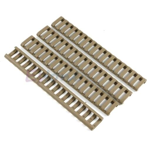 4x 18-Slot Picatinny Ladder Rail Panel Handguard Protector Resistant Cover Au02 21 Dropshipping