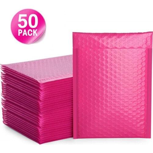 50Pcs/Lot Foam Envelope Bags Self Seal Mailers Padded Envelopes with Bubble Mailing Bag Packages Bag