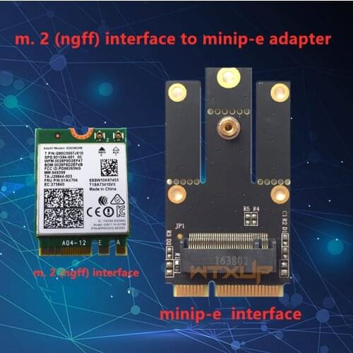 Laptop NGFF to mini PCI-E adapter m.2 to mini PCI-E wireless network card Bluetooth module Notebook computer Adapter card