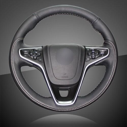 Auto Braid On The Steering Wheel Cover for Opel Insignia 2014-2017 Vauxhall Insignia 2015 Car Steering Wheel Cover