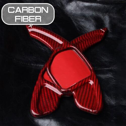 Carbon Fiber Car Steering Wheel Extend Paddle Shifters Covers Car Stickers For Audi A5 Q5 S5 S6 RS6 Q7 A8