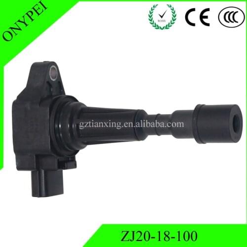 Free Shipping Ignition Coil For MAZDA 2 1.3CC 1.5CC , Ignition Coil For MAZDA 3 1.6CC 2005-2012YEAR OEM ZJ49-18-100