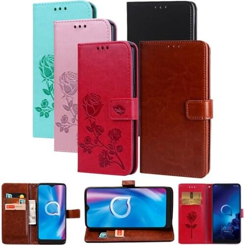 Phone Cover For Alcatel 3X 2020 Flip Case Shockproof Silicone Protective Fundas For Alcatel 3X 5048U 5048Y Leather Shell Bags