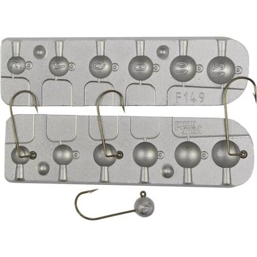 Mould lead Jig Head by gr.3-gr. 12 F 149