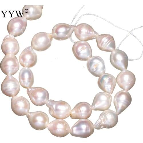 Hot Style 9-10mm Cultured Potato Freshwater Pearl Beads Natural Freshwater Pearl White 0.8mm Hole Sold Per Approx 15 Inch Strand