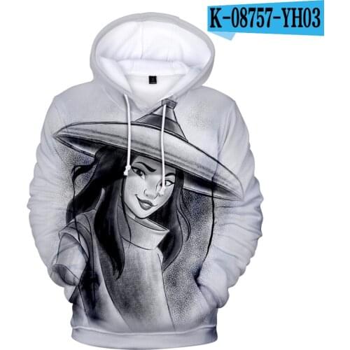 Classic Raya and The Last Dragon Raya 3D printed hoodie men/women hooded sweatshirt spring autumn boy girl warm hooded Pullovers
