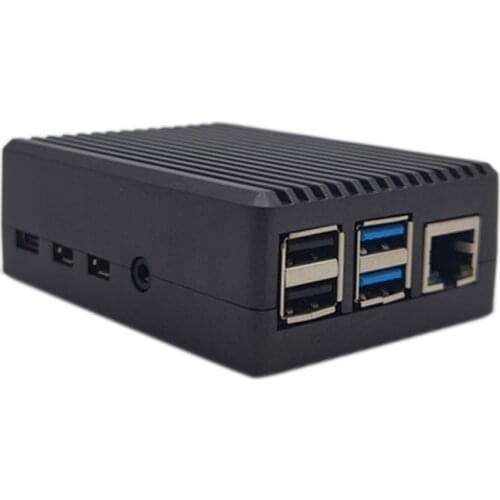 Cooler Casing for Raspberry Pi 4 4B Model B Case Aluminum Alloy Cooling Shell Heat Dissipation Shell for Pi 4