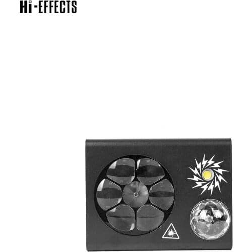 Mini 4in1 Effect Light Magic Ball DMX Remote Laser Light Projector Strobe Lyre Stage Lighting Lamp for Party Dj Equipment