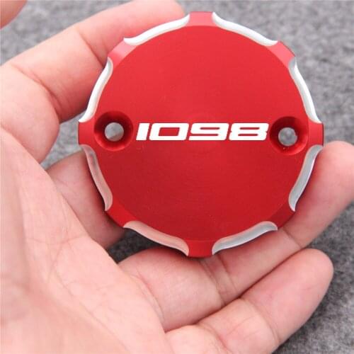 Motorcycle Front Brake Fluid Reservoir Cap Cover Clutch Tank Oil Cup Cover For Ducati 1098 S 2007-2013