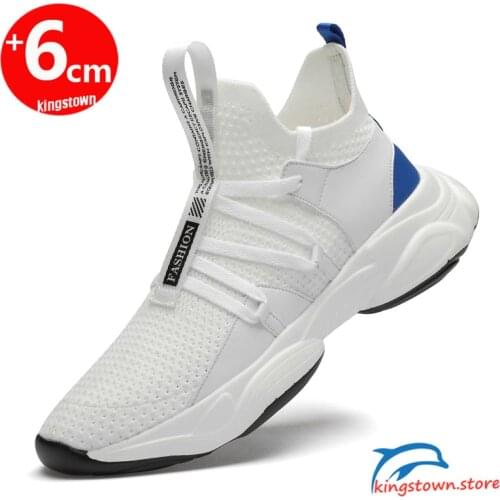 Sneakers Men Elevator Shoes Heightening shoes Height Increase Shoes Man High Increase Insole 6cm Sports Fashion