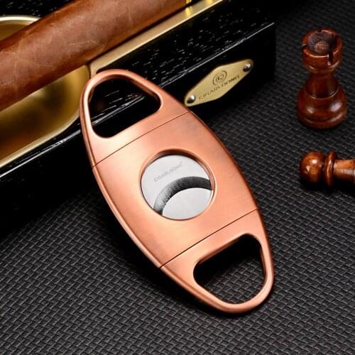 CIGARLOONG New Cigar Scissors Stainless Steel Creative Portable Sharp Blade Cigar Cutter Guillotine Smoking Accessories