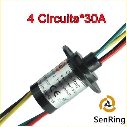New product Wind turbine slip ring 4 circuits each 30A of generator/motor equirepment SENRING