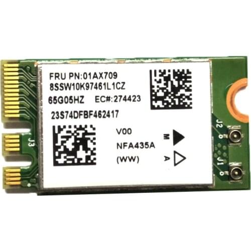 SSEA New Atheros QCNFA435 AC NGFF 802.11ac WIFI+ Bluetooth 4.1 for lenovo IdeaPad 510-15IKB FRU 01AX709 01AX718