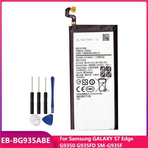 Original Phone Battery EB-BG935ABE For Samsung GALAXY S7 Edge G9350 G935FD SM-G935F Replacement Rechargable Batteries 3600mAh
