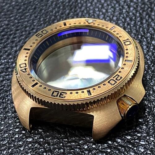 For NH36A Watch Case Polished Case Cover Protector for NH35A Watch Movement Modification Part