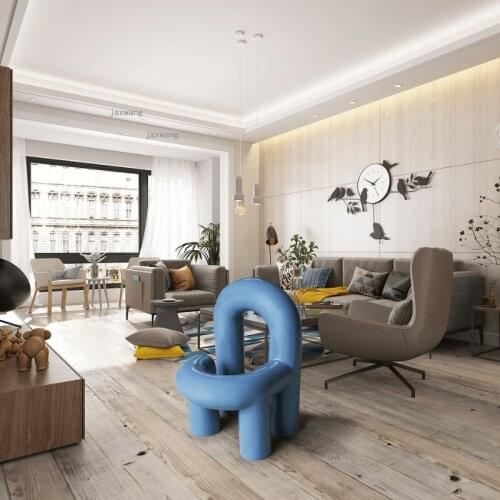 Custom Living Room Furniture Lounge Chair Designer Clothing Store Single Chairs Negotiation Villa Outdoor Balcony Backrest Chair