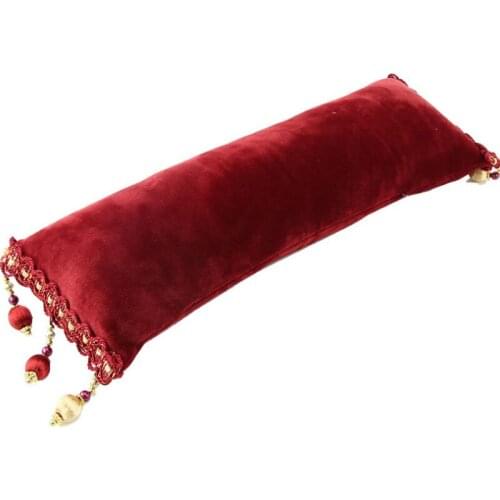 Professional Retro Velvet Tassel Pendant Hand Rests Removable Washable European Arm Holder Hand Pillow Wrist Cushion for Nails