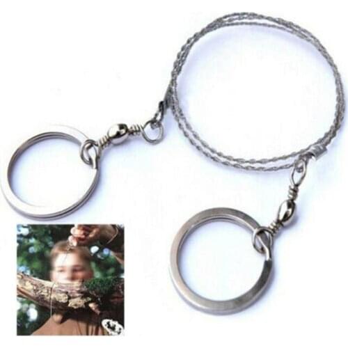 1pcs Outdoor Survival Wire Life Chain Saw Blade Emergency Portable Wire Saw Blade Life-saving Survival Wire Saw