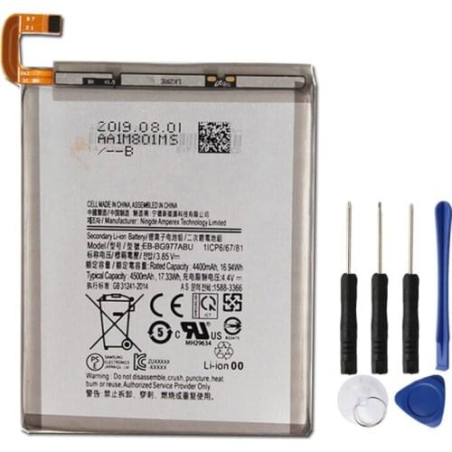 Original Replacement Samsung Battery EB-BG977ABU For GALAXY S10 5G Version S10 X Version Genuine Phone Battery 4500mAh