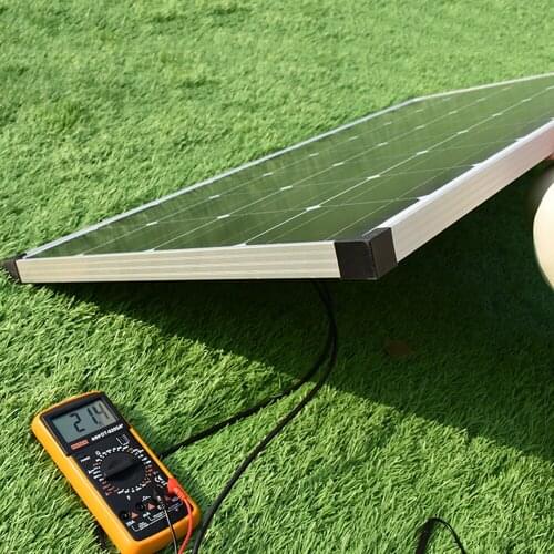 100W Glass Solar Panel Anti Fire Anti Corrosion 36PCS 3.3w/solar cell 12V Battery Charge For Home Car Boat