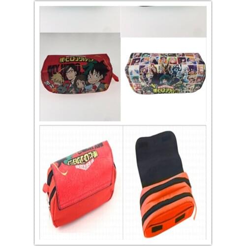 Anime Boku no Hero Academia Pencil Case Girls Cosmetic Bag Boys Girls Coin Bag Students Stationery Bag,2 canvas Pencil Case
