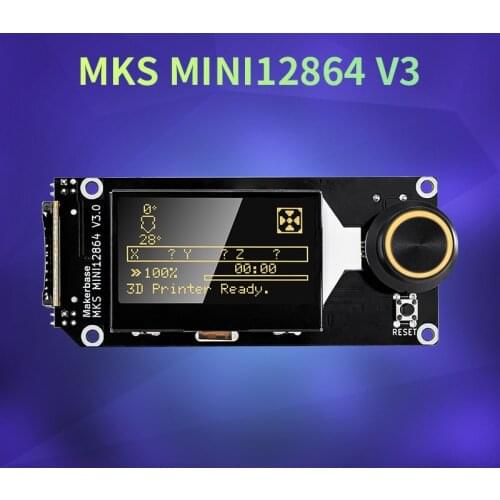 3D Printer Parts Display MKS MINI 12864 V3 SD Card Positive Insertion LCD Smart Motherboard Display MKS SKR VORON MINI 12864